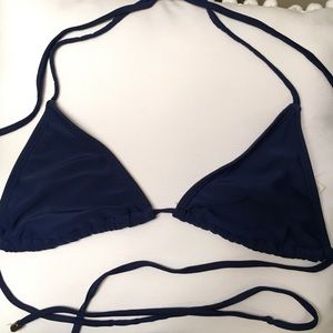 Navy blue Triangle top